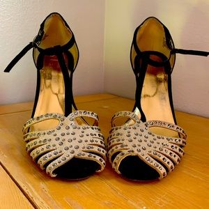 ✨🖤 elegant glitter evening heels🖤✨